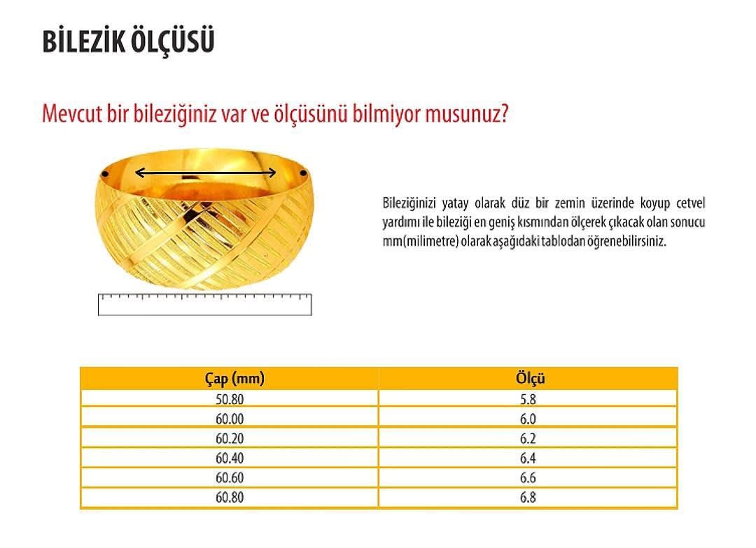 1.50 cm Demo Bilezikler -  BA15004